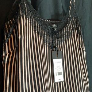 dynamite lace satin cami